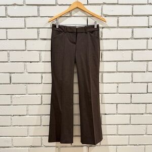 Theory Dark Brown Tailored Trousers